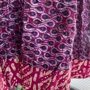 Purple Patterned Sundress Size M